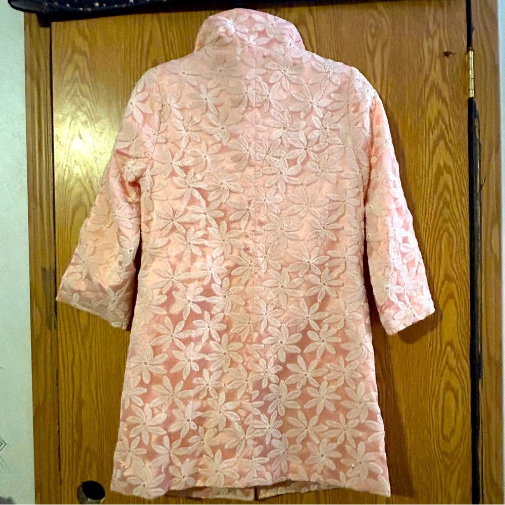 Luii Pink Daisy  Jacket. Size Small.